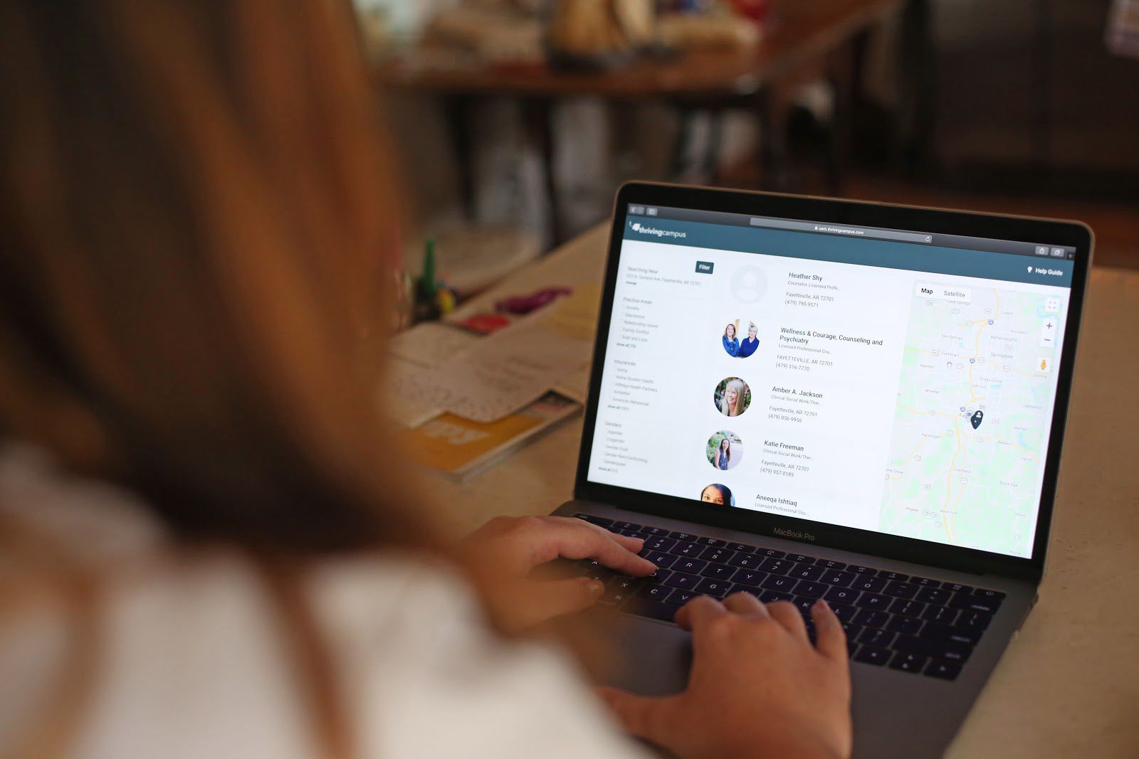 CAPS, NWA Therapists Think Thriving Campus Website Helpful